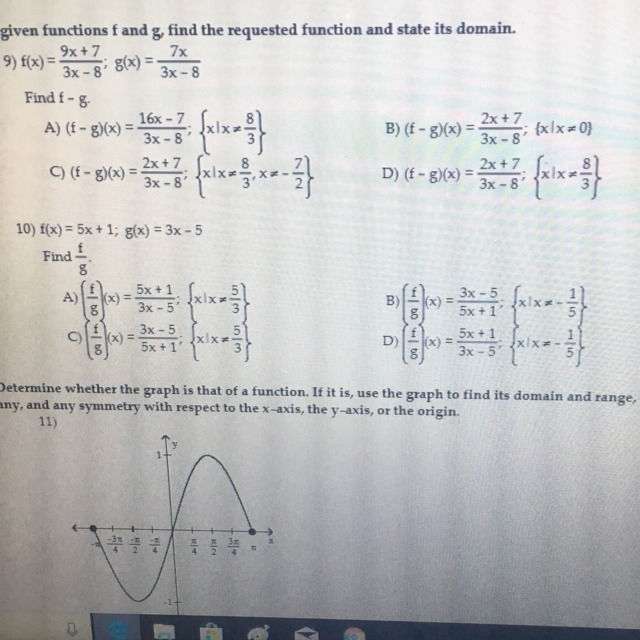 Number 9 and 10 please with explanation-example-1