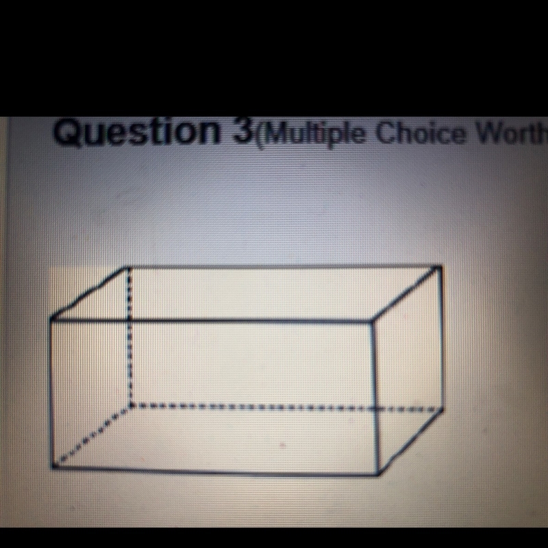 What shape best describes the cross-section cut parallel to the base of a right rectangular-example-1