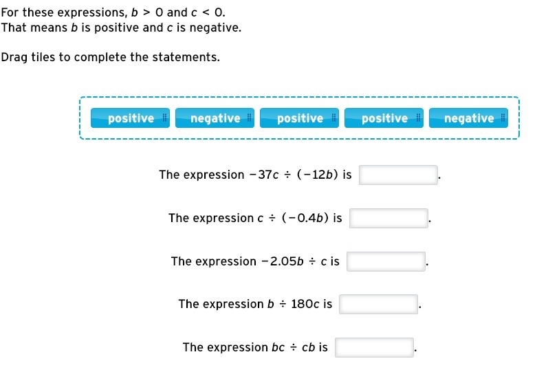 I need help figuring out which ones are positive and what ones are positive?-example-1