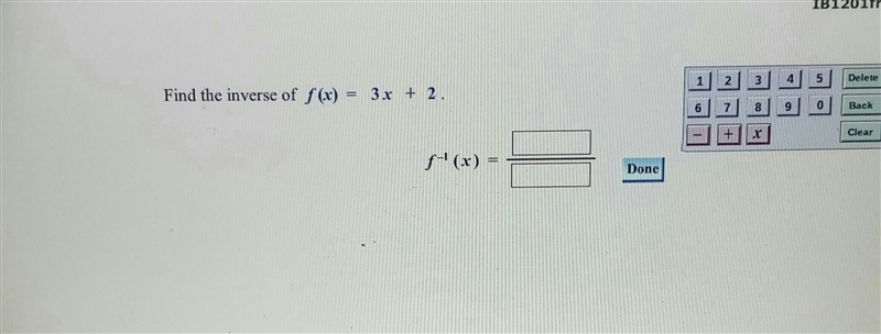 What is the inverse for this problem?-example-1