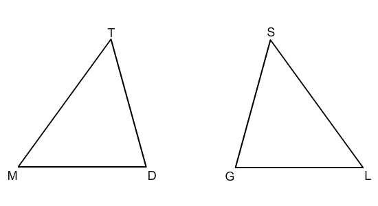 SUPPOSE TD SG MD=SL What additional information is needed to prove the two triangles-example-1