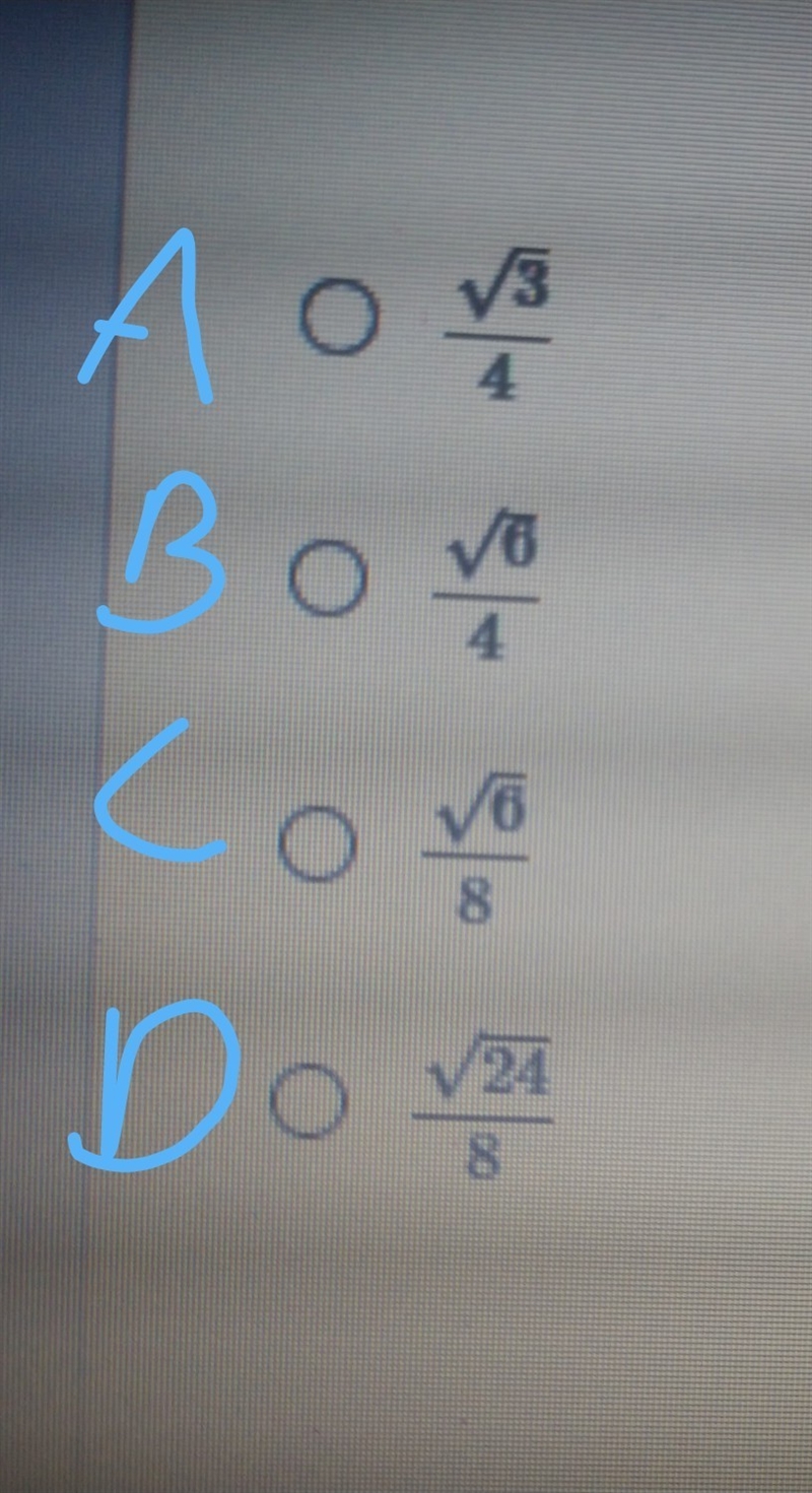 Simplify \sqrt{ (3)/(8) }-example-1