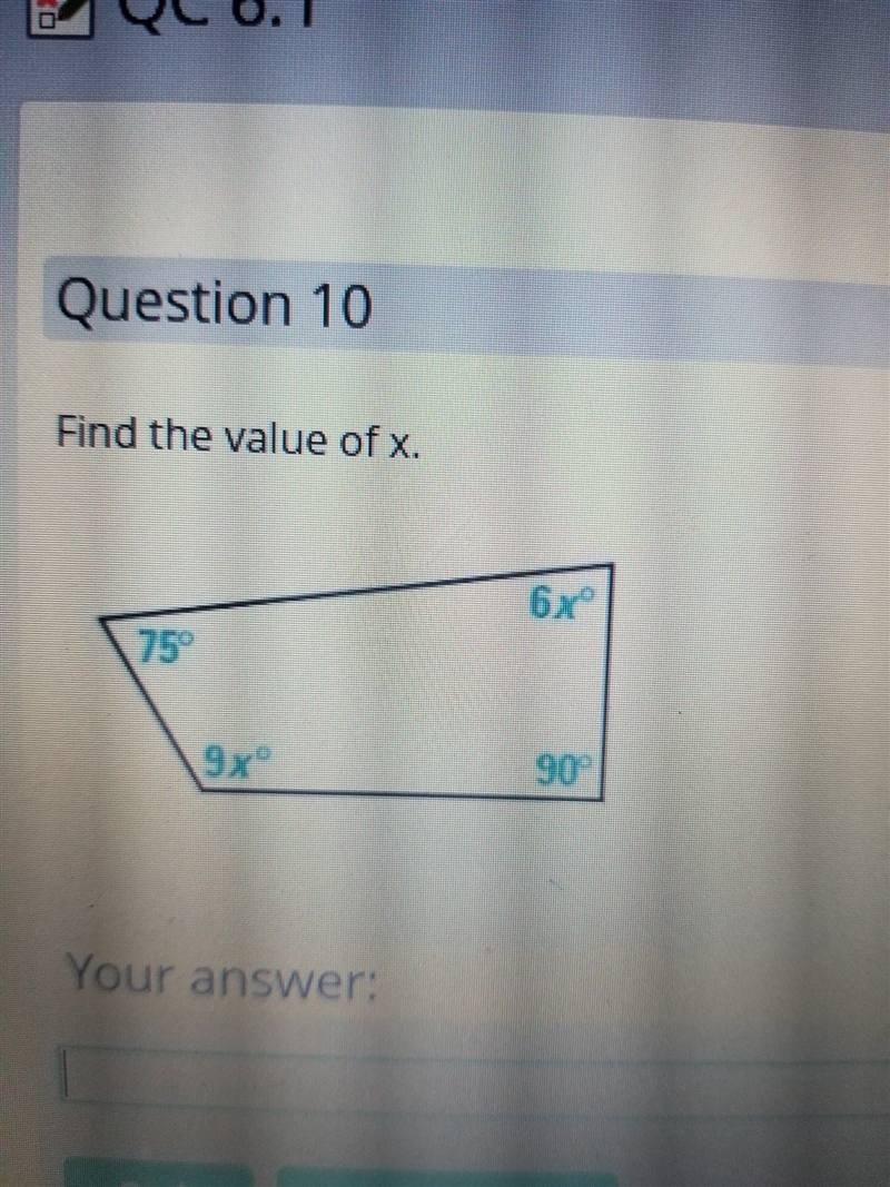 Find the value of x-example-1