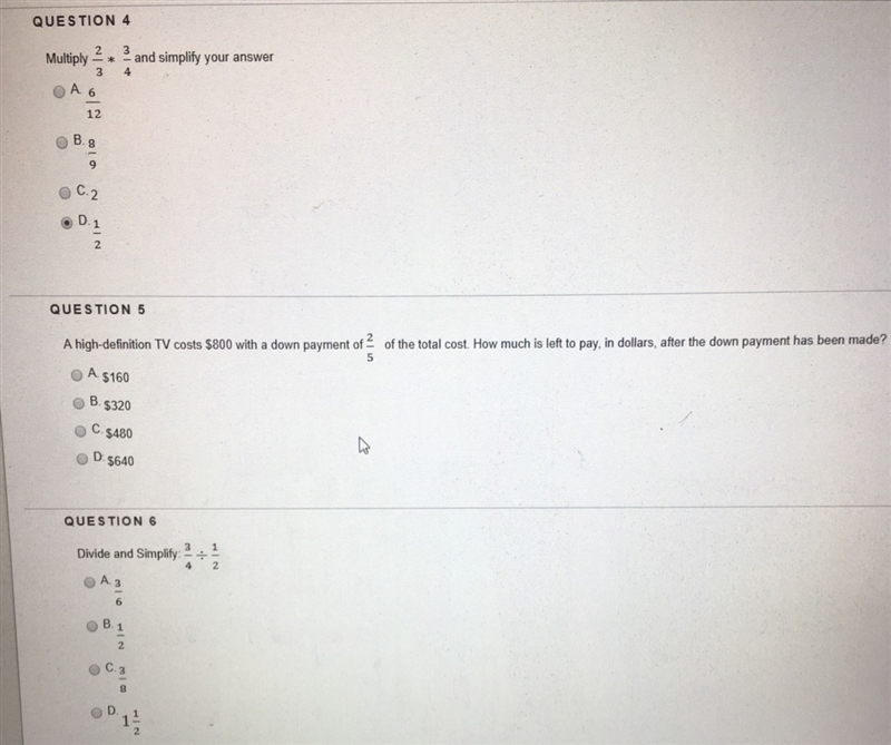 Multiply and simplify How much is left Divide and simplify-example-1