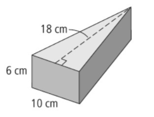 Zakai cuts a piece of birthday cake as shown below. What is the volume of the piece-example-1