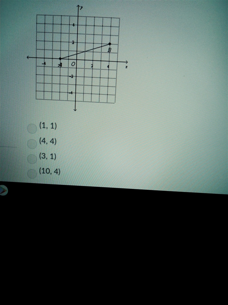 Q # 16. find the midpont. of AB-example-1