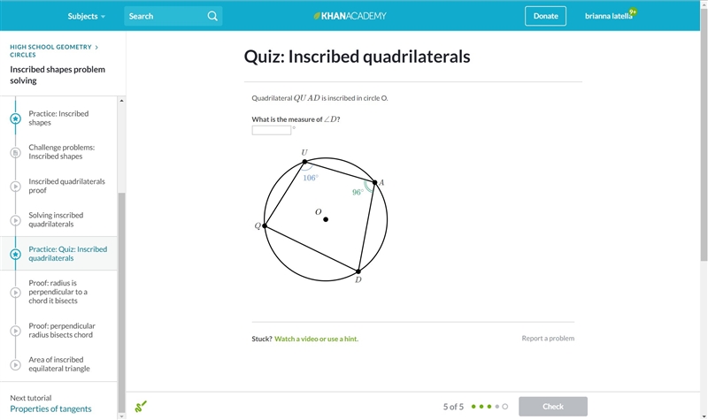 PLZ HELP ASAP INSCRIBED QUADRILATERALS-example-1