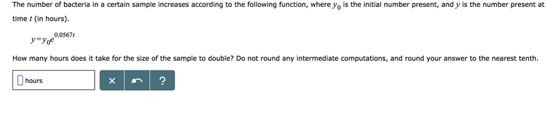 Need Help with finding half life or doubling time-example-1