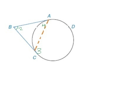 True or False!!!! The measure of a tangent-tangent angle is twice the difference of-example-1