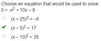 Where does the section of the bridge meet ground level? Solve 0 = -x2 + 10x - 8-example-1