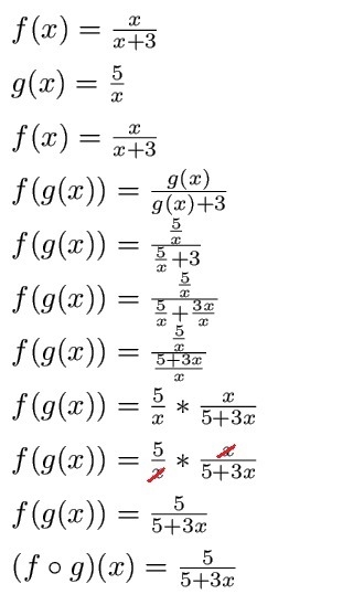 Need help with the composition of rational functions. I have attached a screenshot-example-1