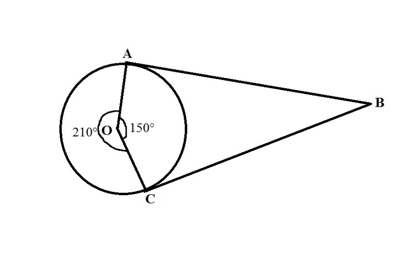 HURRY! In the diagram of circle O, what is the measure of angle ABC?-example-1