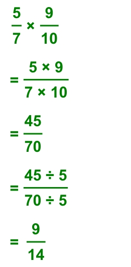 5/7 * 9/10 (make sure you simplify)-example-1