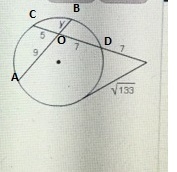 Find the value of y, rounded to the nearest tenth. A. 2.4 B. 3.2 C. 3.7 D. 3.9-example-1