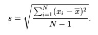 For the data set below, calculate the standard deviation to the nearest hundredth-example-1