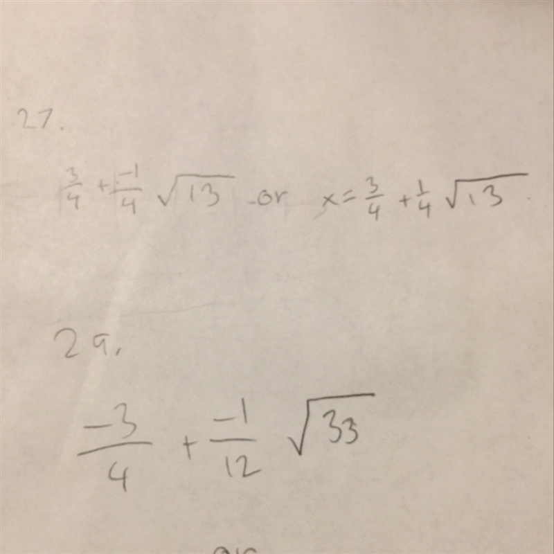 How do i solve this using quadratic formula ?-example-1