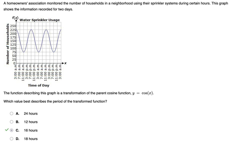 A homeowner’s association monitored the number of households in a neighborhood using-example-1