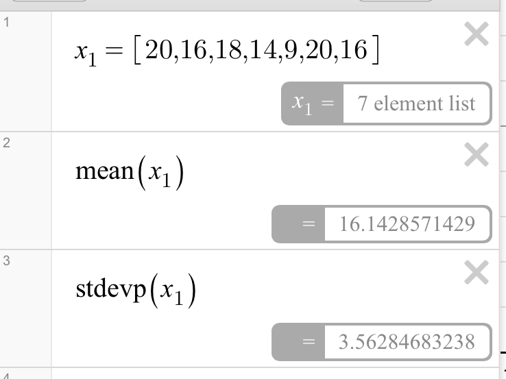 Please show your work to find the mean and standard deviation of the data. Round to-example-1