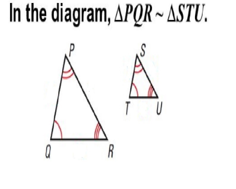 If PQR~STU, what is the scale factor of PQR to STU? QR=20 and TU=4. i have 2mins left-example-1