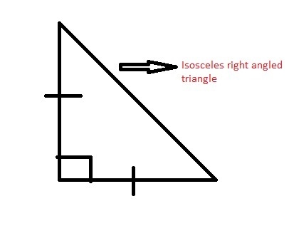 A scarf is a triangle with two perpendicular sides that are the same length. Which-example-1