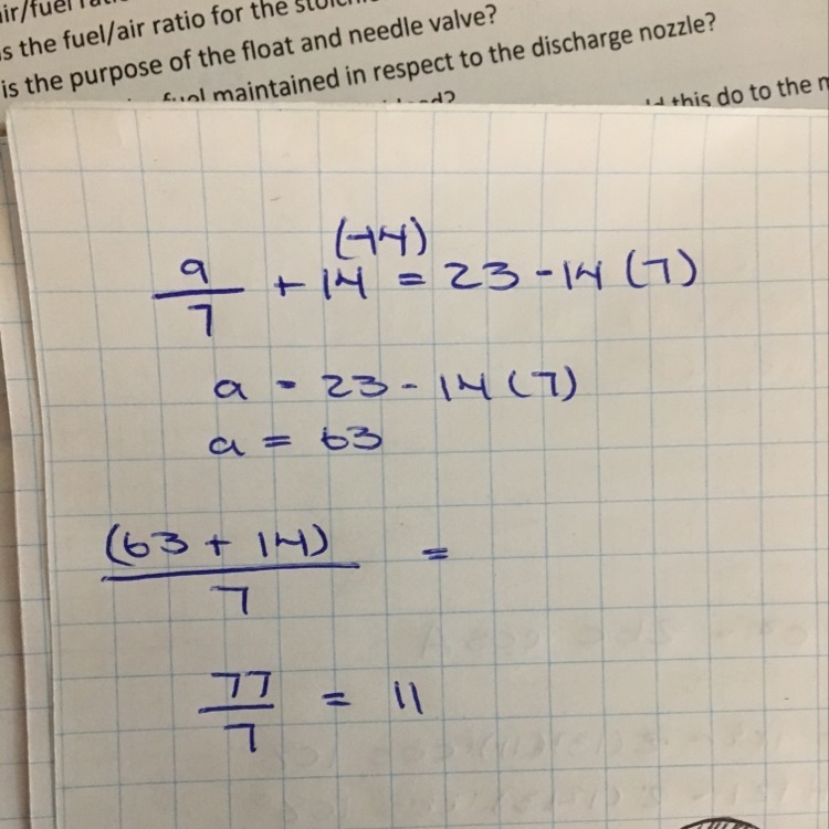 Clay and Clod thought of the same number. Clay divided the number by 7 to that number-example-1