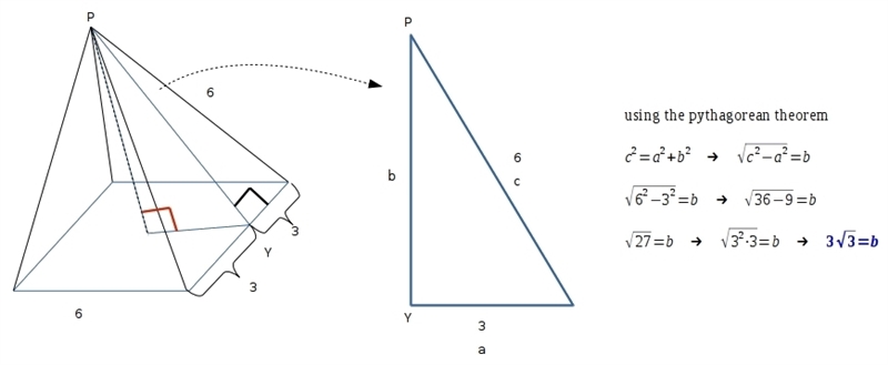 PLEASE HELP ME!!!! Given: regular square pyramid Find Py-example-1