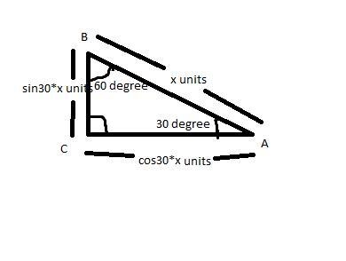 Which of the following could be the ratio length of the longer leg of a 30-60-90 triangle-example-1