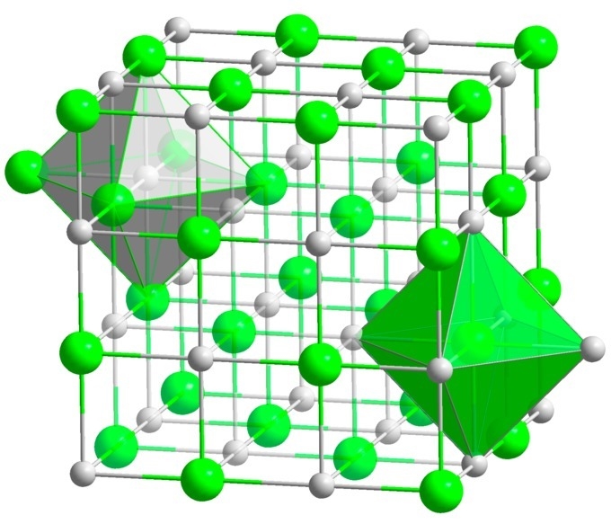 Describe the structure of an ionic crystal-example-1