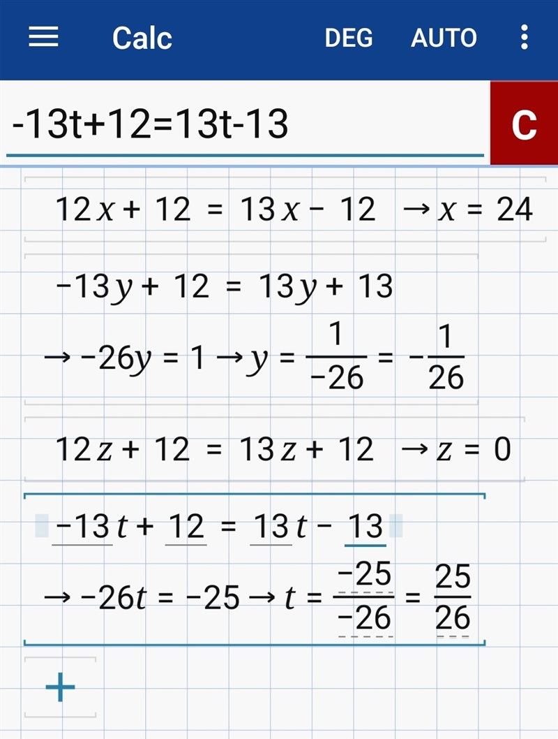 Which values of P and Q result in an equation with exactly one solution? Qx+12=13x-example-1