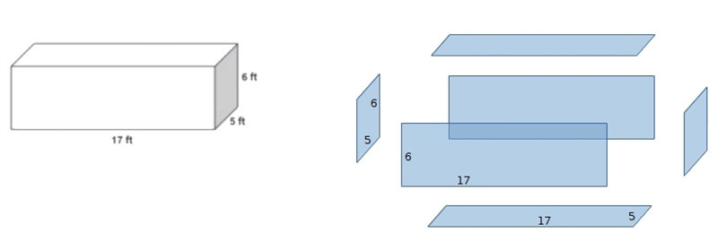 What is the surface area of the right rectangular prism? Enter your answer in the-example-1