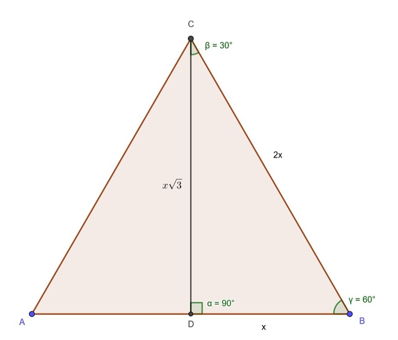 The "longer" leg of a 30-60-90 triangle is 6. what is the length of the-example-1