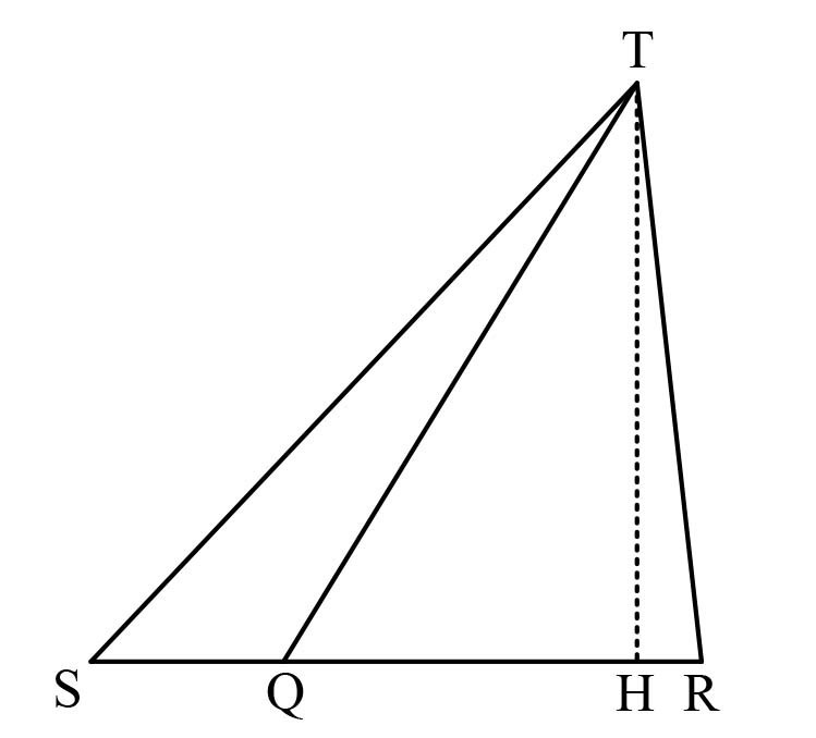 In △RST, point Q is on side RS . Prove that if ST>RT then TQ<ST-example-2