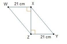 Is ΔWXZ ≅ ΔYZX? Why or why not? Yes, they are congruent by SAS. Yes, they are both-example-1