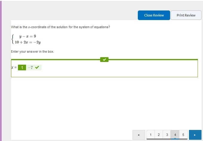 Plz answer this ASAP! What is the x-coordinate of the solution for the system of equations-example-1