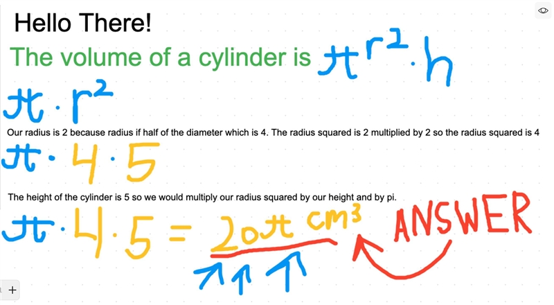 What is the volume of the cylinder?-example-1