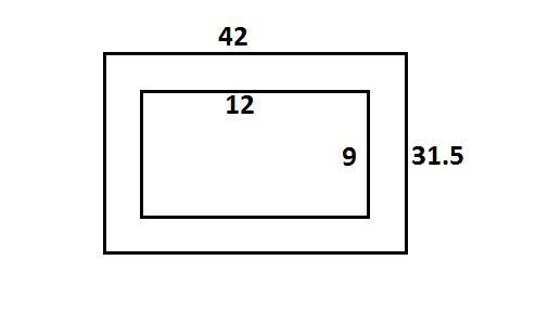 A rectangle has a length of 9 inches and a width of 12 inches. This rectangle is dilated-example-1