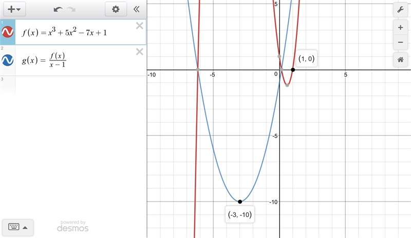 What are the least, and most, amount of distinct zeroes of a 7th degree polynomial-example-1