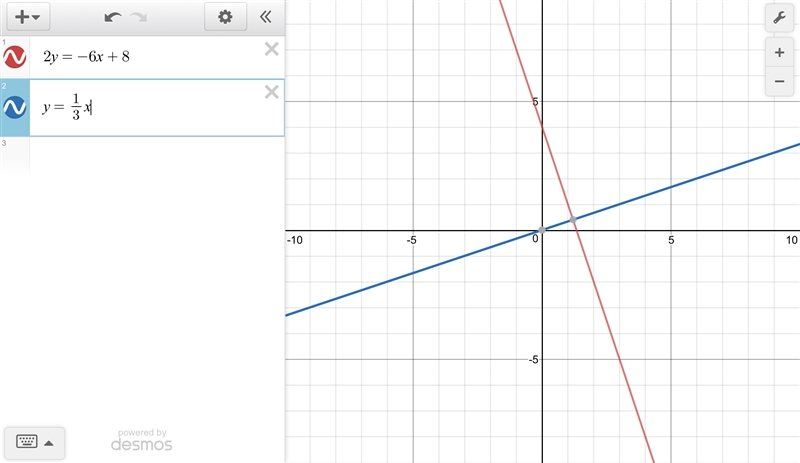 15. Find the slope of a line perpendicular to 2y=-6x+8 2/3 6 1/3 -3/2-example-1