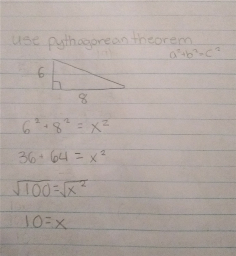 What is the value of x? A. 64 B. 100 C. 10 D. 36-example-1