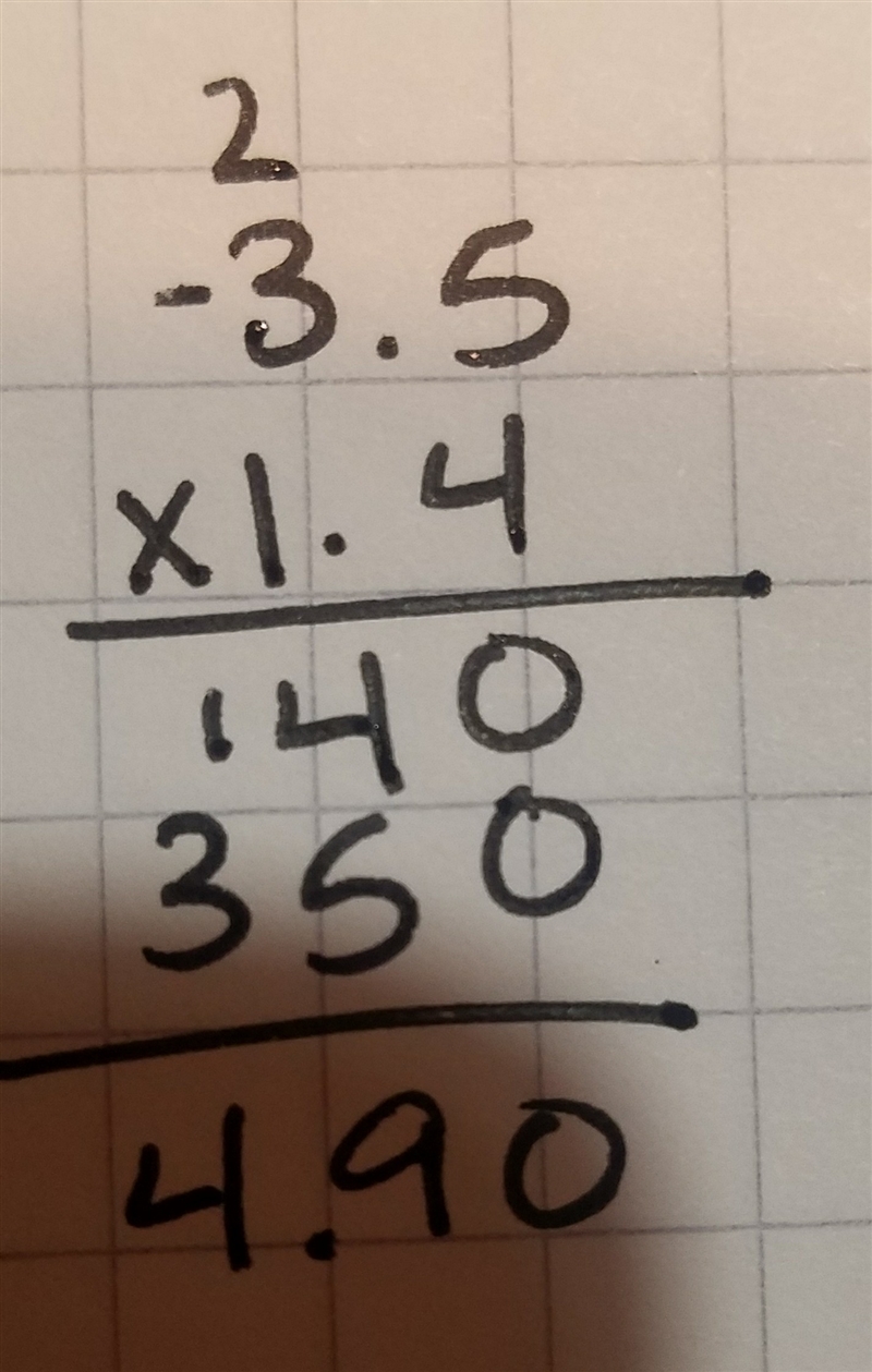 Negative three point five times one point four-example-1