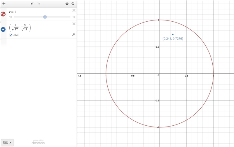 Determine whether the given point left parenthesis negative startfraction 1 over startroot-example-1