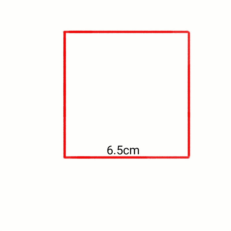 Construct a square with sides each 6.5cm long-example-1