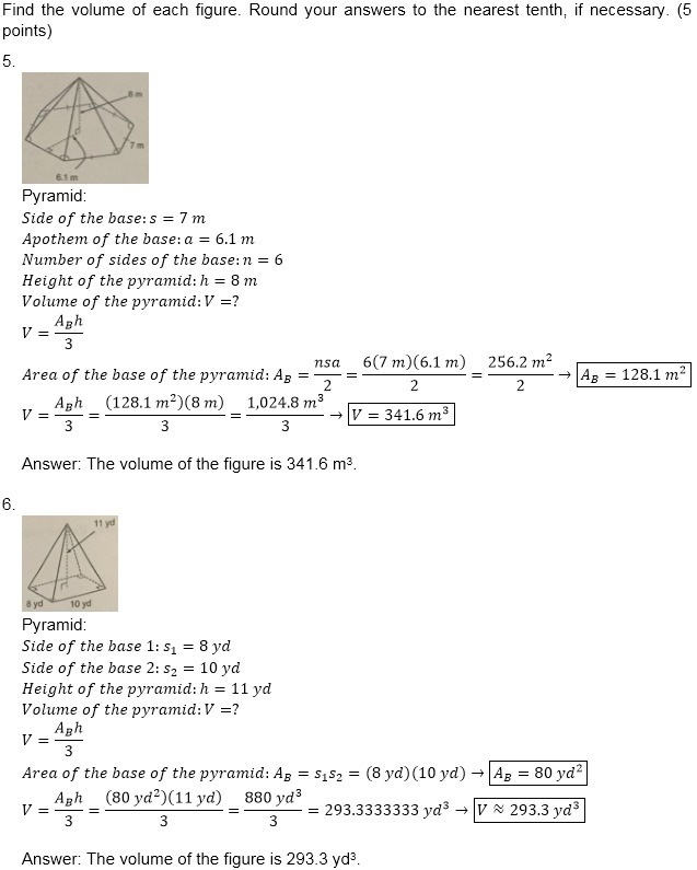 How to find the of each figure #5,6,7,8-example-1