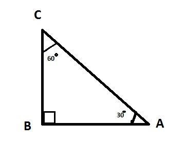 A building lot in a city is shaped as a 30°-60°-90° triangle, like the figure shown-example-1