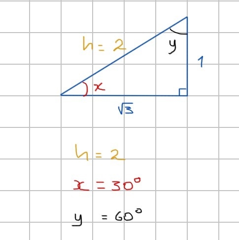 find the missing angle and side measures of the triangle. The triangle has one angle-example-1