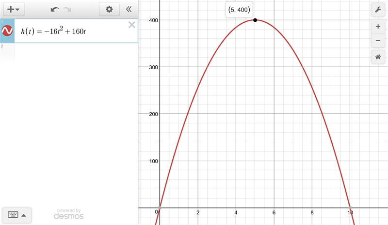 7.) Determine the initial velocity v so that its maximum height reached will be exactly-example-1