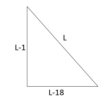 A ladder is leaning against a building. the distance from the bottom of the ladder-example-1