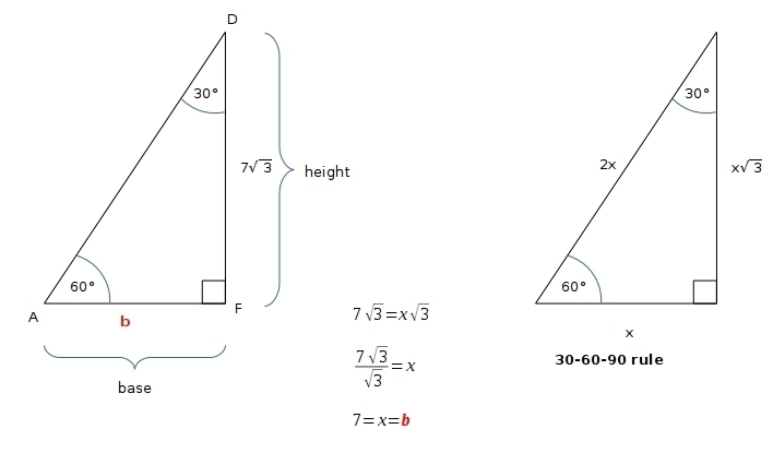 Plz solve i beg i really need help i beg u guys Given: △AFD, m∠F=90° DF=7 3 , m∠D-example-1