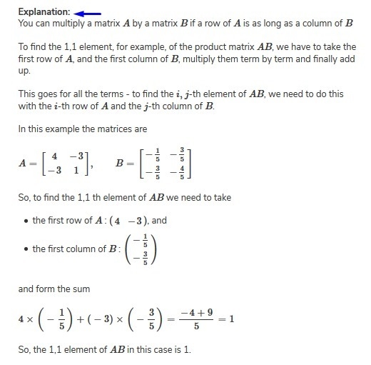 Q9 Q13.) Find the products AB and BA to determine whether B is the multiplicative-example-1