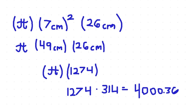 HURRY I NEED IT QUICK LOTS OF POINTS!!! what is the approximate volume of the cylinder-example-1